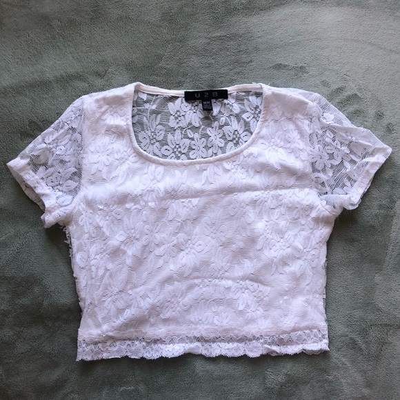 White Lace Top - Picture 3 of 5